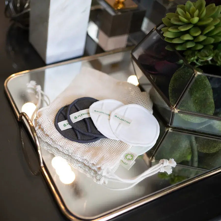 Reusable cotton cartridges - bamboo charcoal