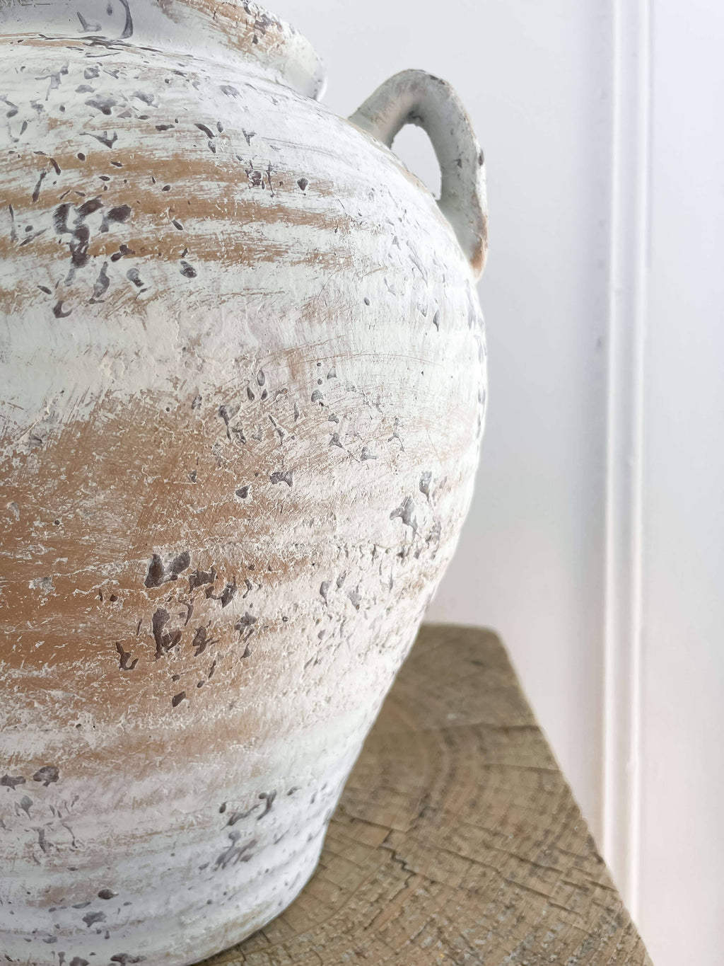 Vase en céramique style vintage Luciana avec poignées