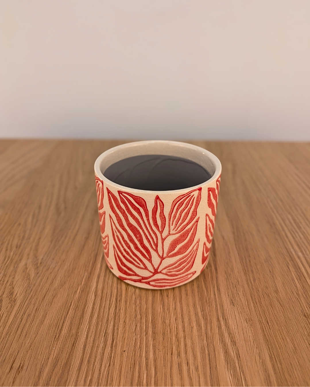 Cache-pot Feuillage Rose