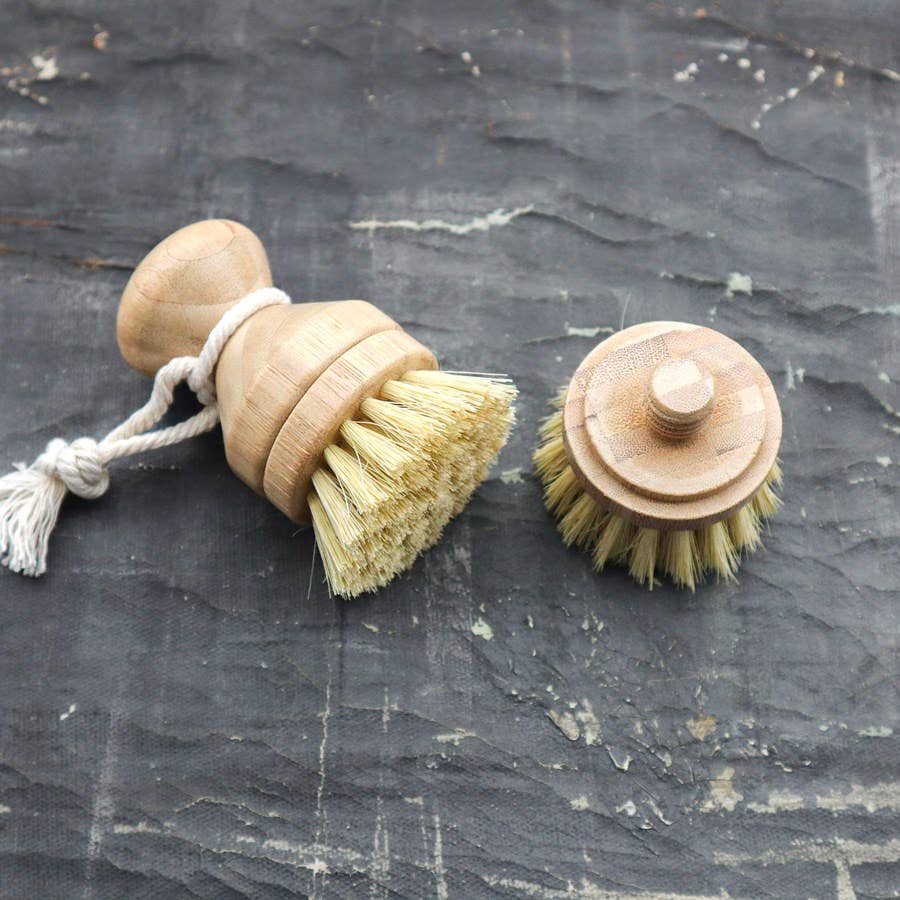 Recharge de brosse à main en sisal rechargeable (tête de brosse uniquement)