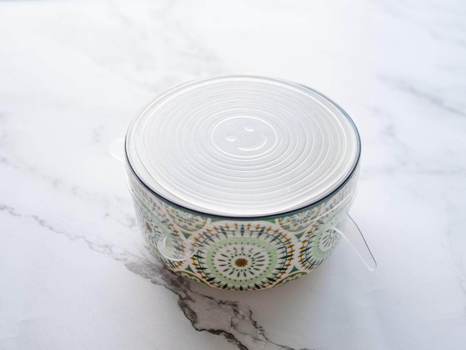 Ensemble de 6 couvre-plats réutilisables