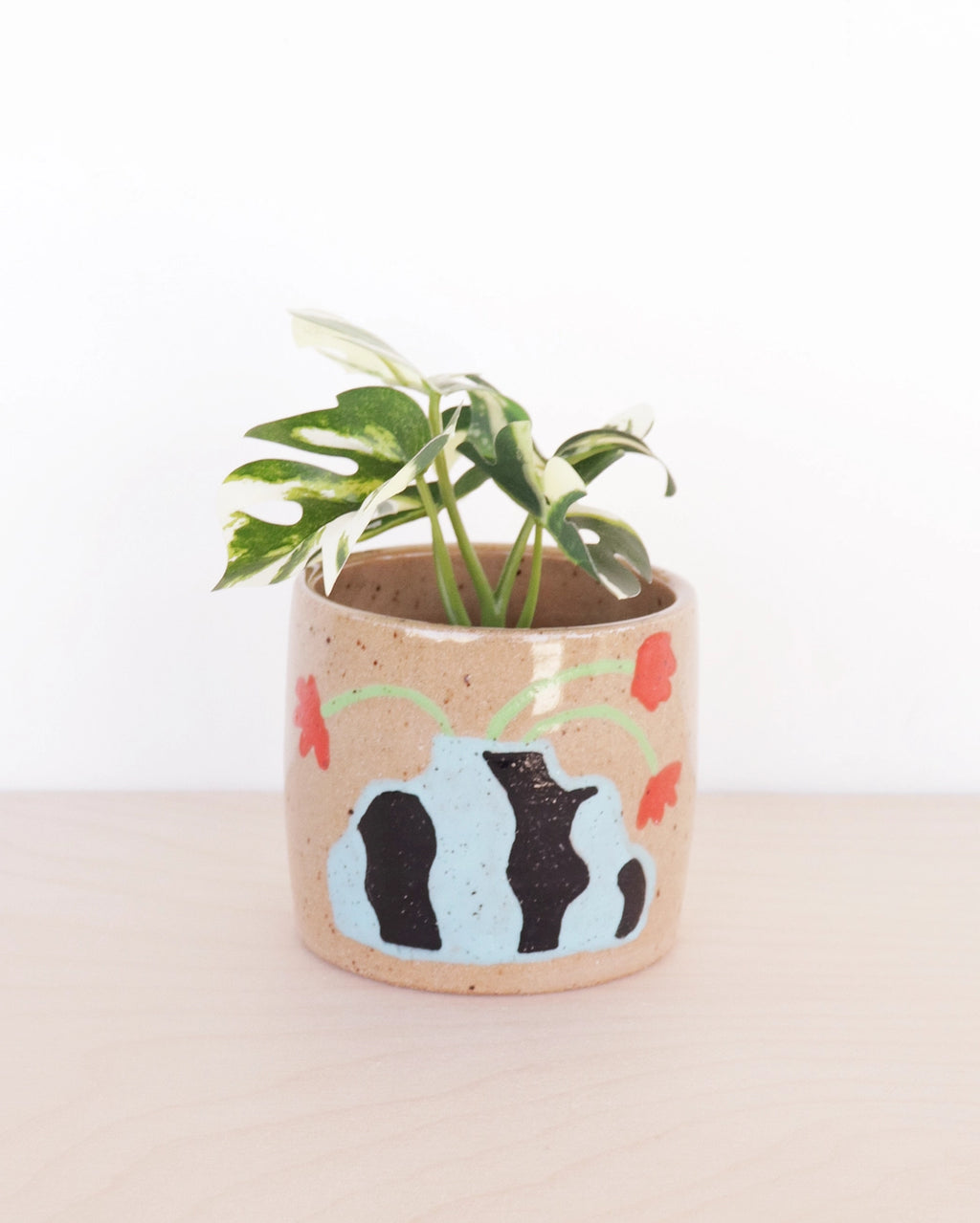 'Floral Vase' plant pot