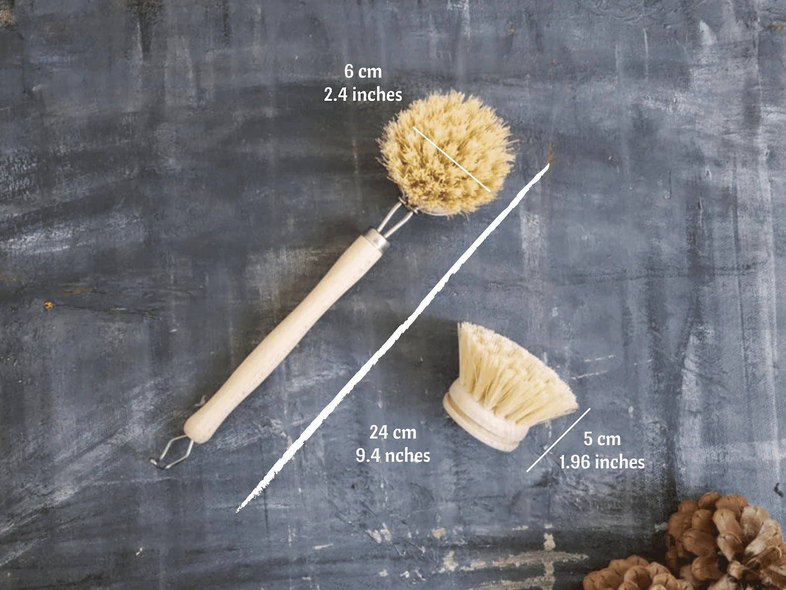 Recharge de brosse à vaisselle (tête de brosse seule)