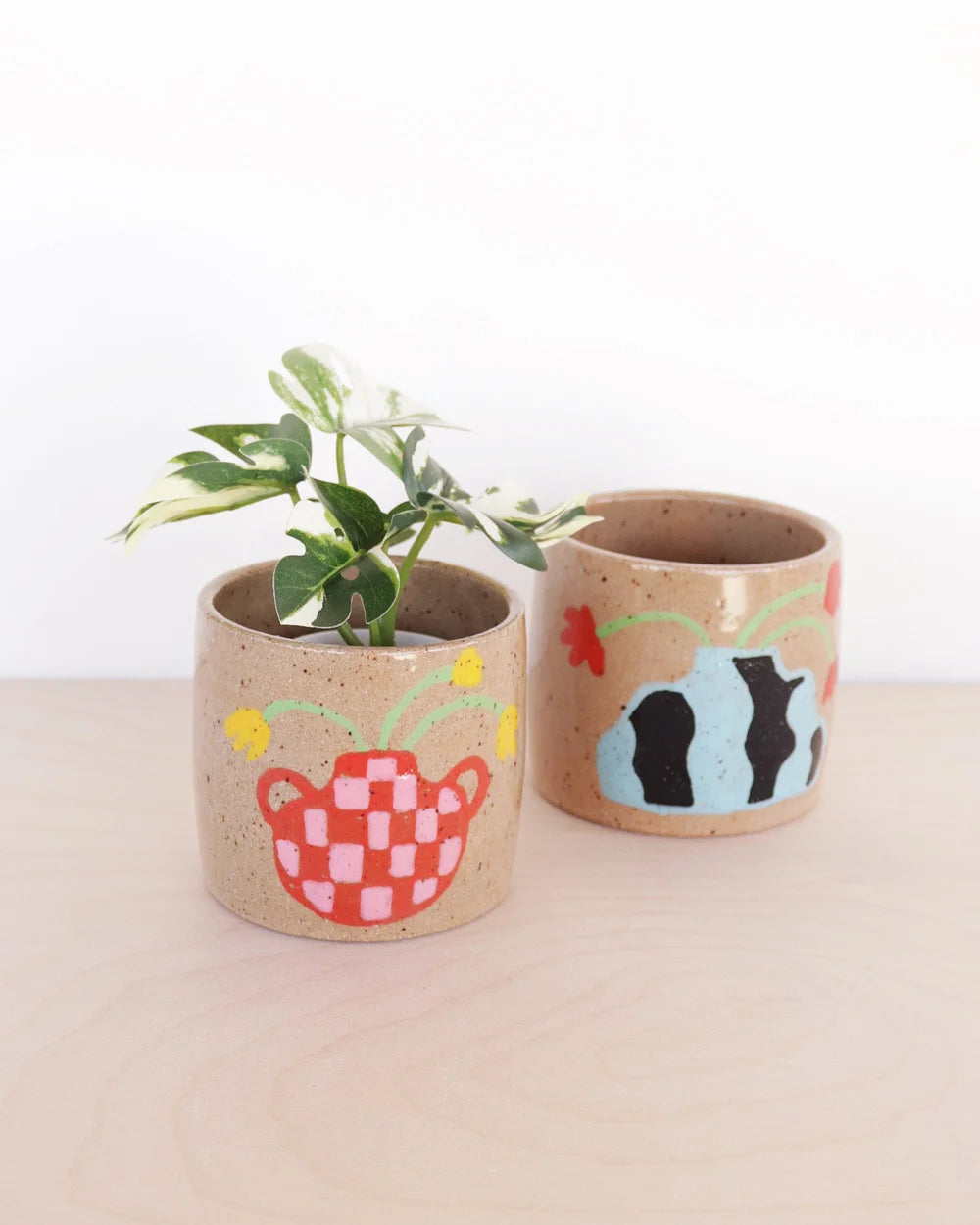 'Floral Vase' plant pot